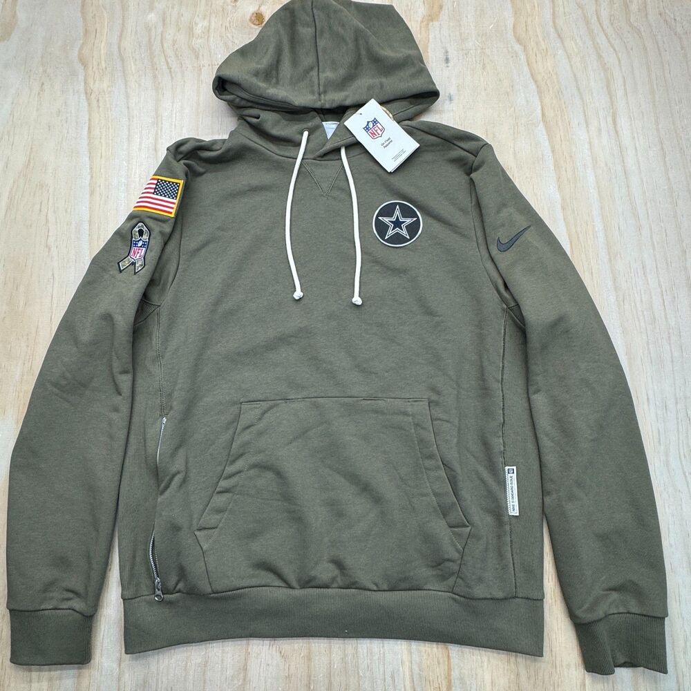 NEW Dallas Cowboys 2025 Salute to Service Sideline Standard Issue Hoodie MD
